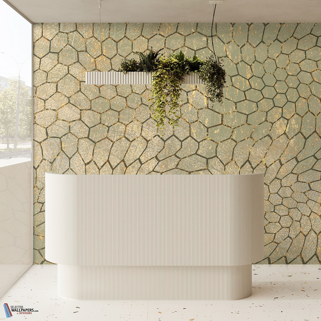 The Lime and Gold behang-behang-Daisy James-Selected Wallpapers &amp; Interiors
