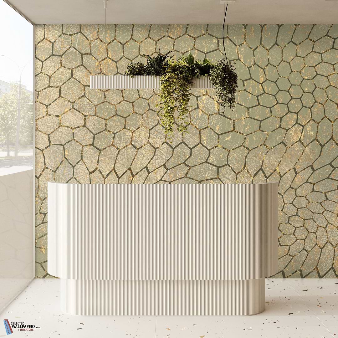 The Lime and Gold behang-behang-Daisy James-Selected Wallpapers &amp; Interiors