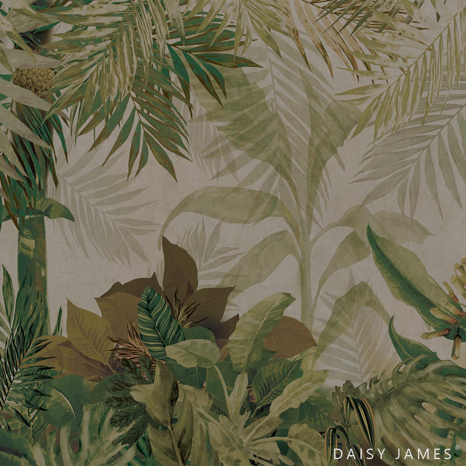 The Virgin Forest NO2 behang-behang-Daisy James-Original-Vinyl-M2-Selected Wallpapers &amp; Interiors