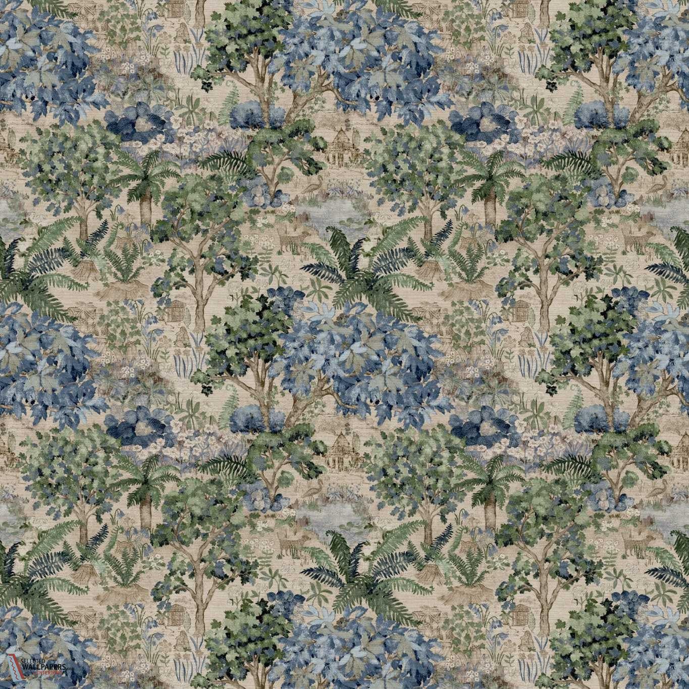 The stumpery mural behang-Sanderson-Dell-Rol-Selected Wallpapers-Interiors