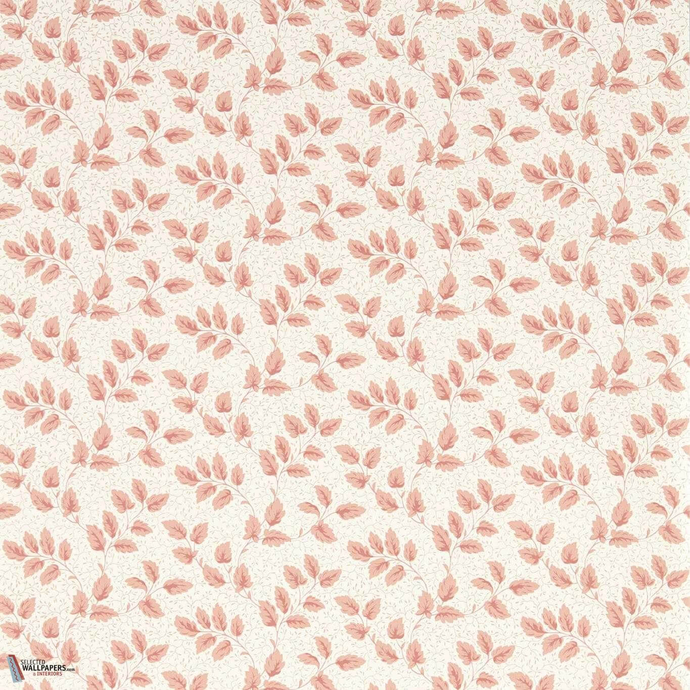 Tomato leaf behang-Sanderson-Pink clay-Rol-Selected Wallpapers-Interiors