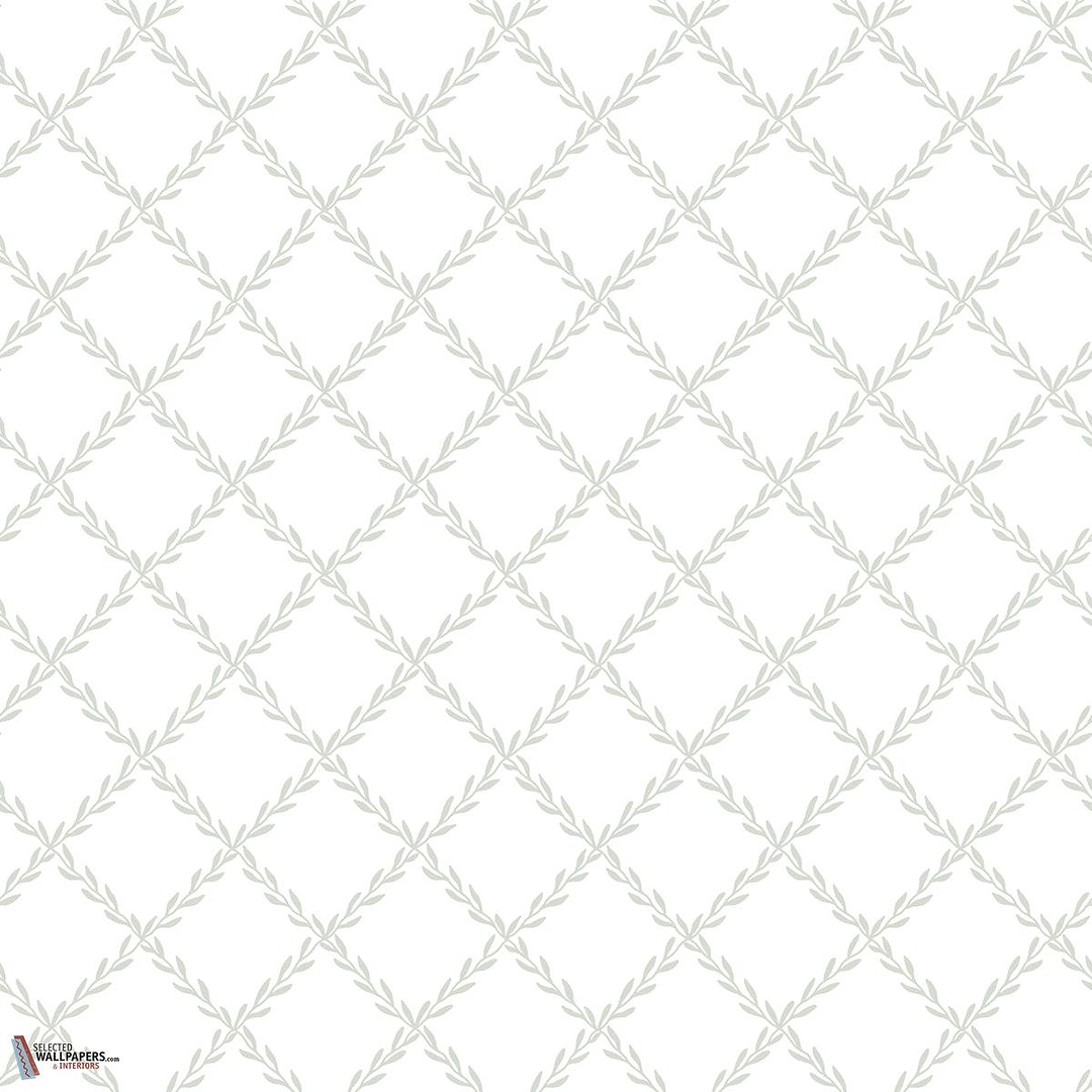 Trellis behang-Sandberg-Garden green-Rol-Selected Wallpapers-Interiors