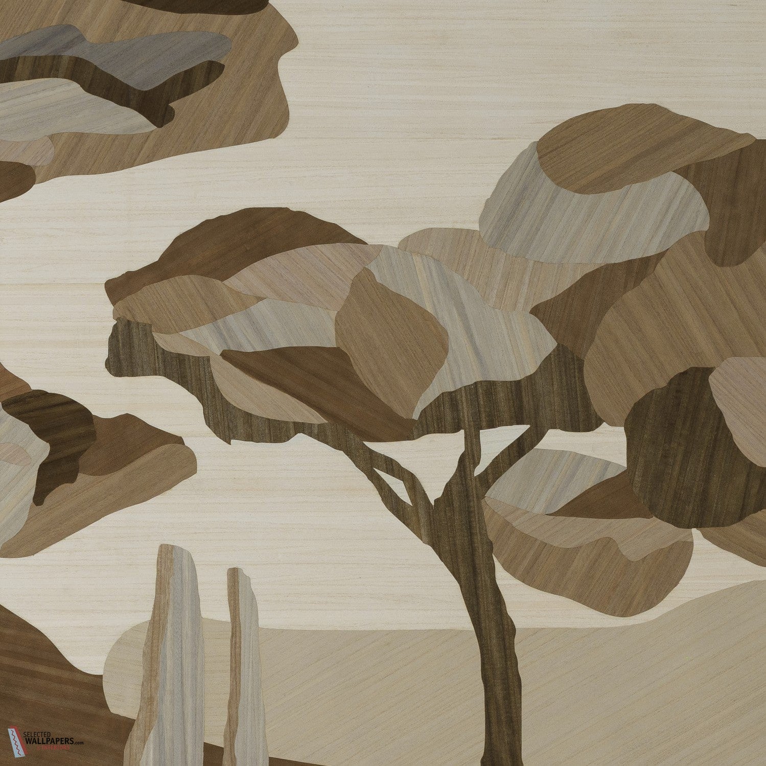 Under the Sycamore Tree behang-Arte-wallpaper-tapete-Winter Landscape-Set-Selected-Wallpapers-Interiors