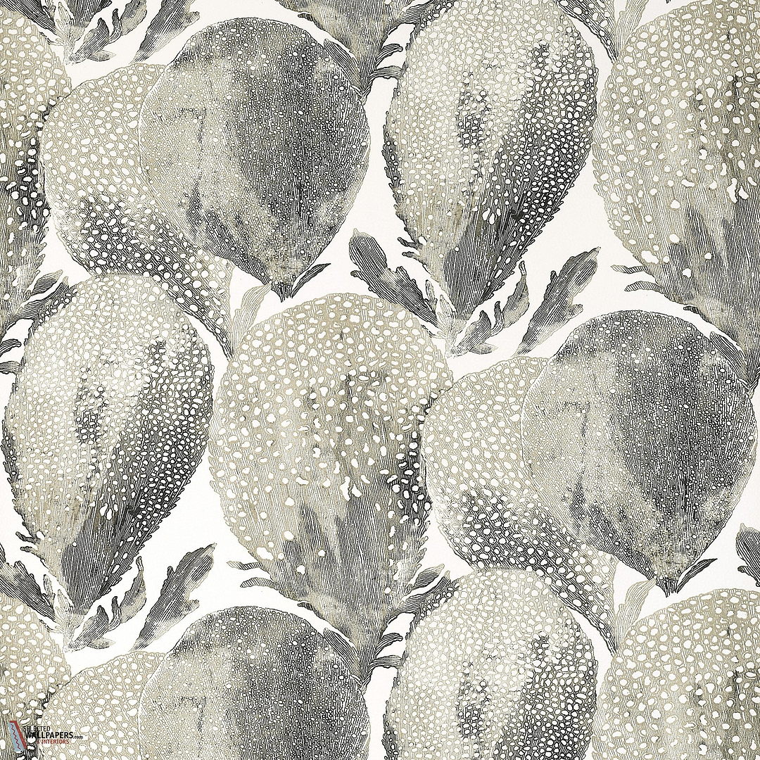 Under the sea behang-Thibaut-Black and white-Rol-Selected Wallpapers-Interiors
