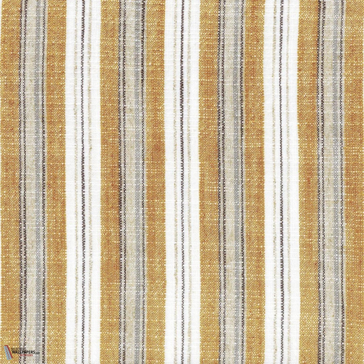 Vagabond stof-Casamance-Ocre-Meter (M1)-Selected Wallpapers-Interiors