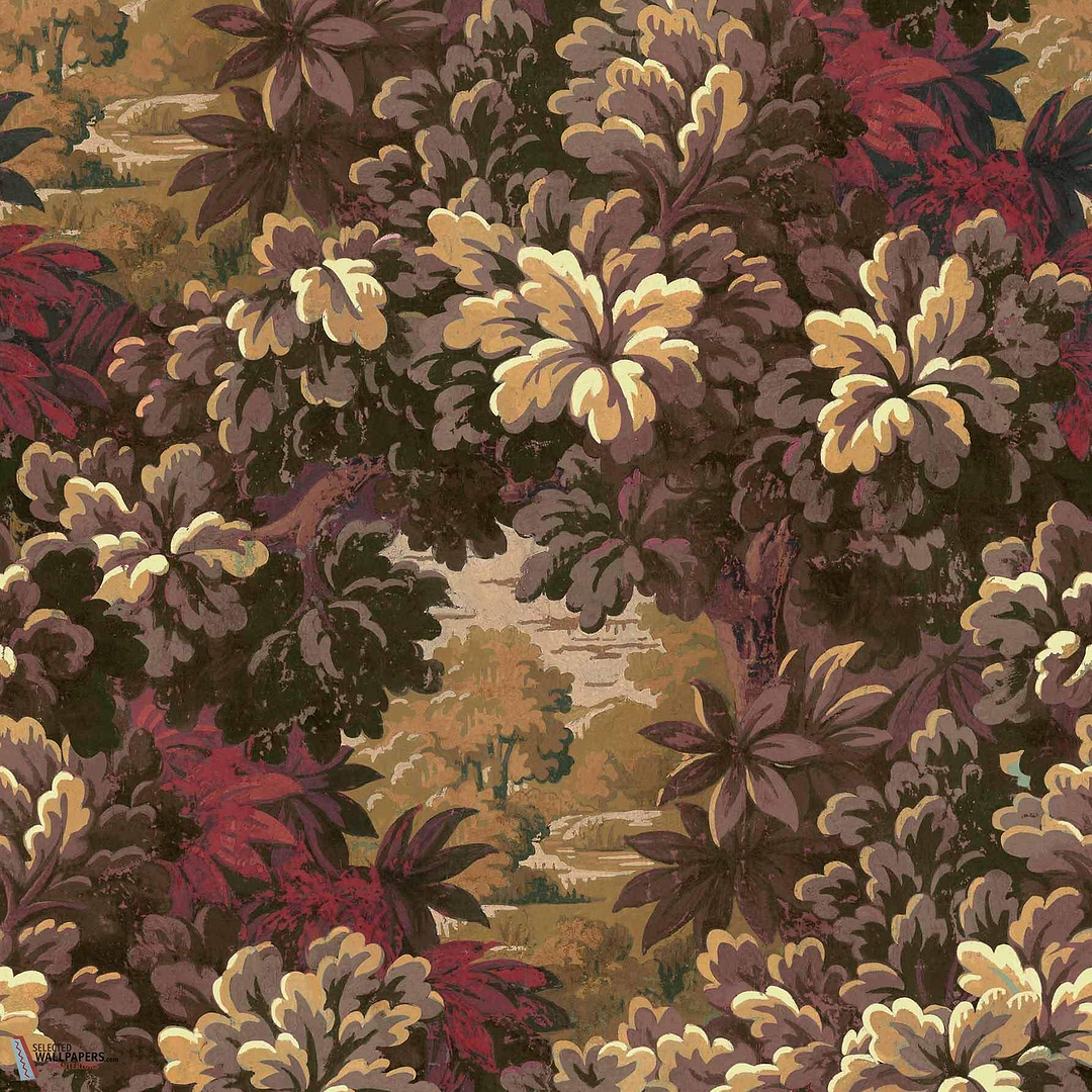 Verdure 16TH behang-Coordonne-Vermillion-Non Woven-Rol-Selected Wallpapers-Interiors