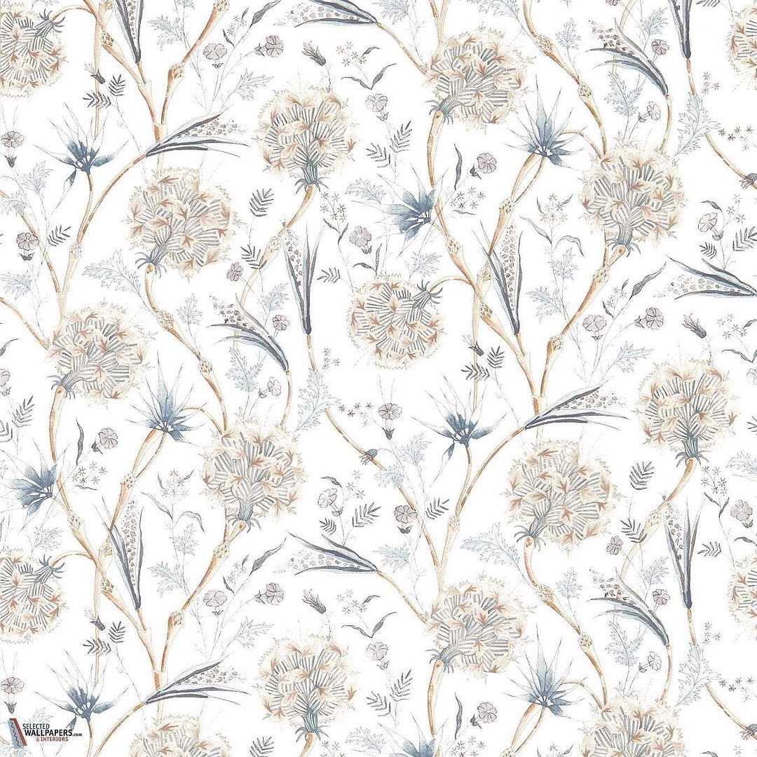 Wallichi behang-Zoffany-Quartz grey-Rol-Selected Wallpapers-Interiors