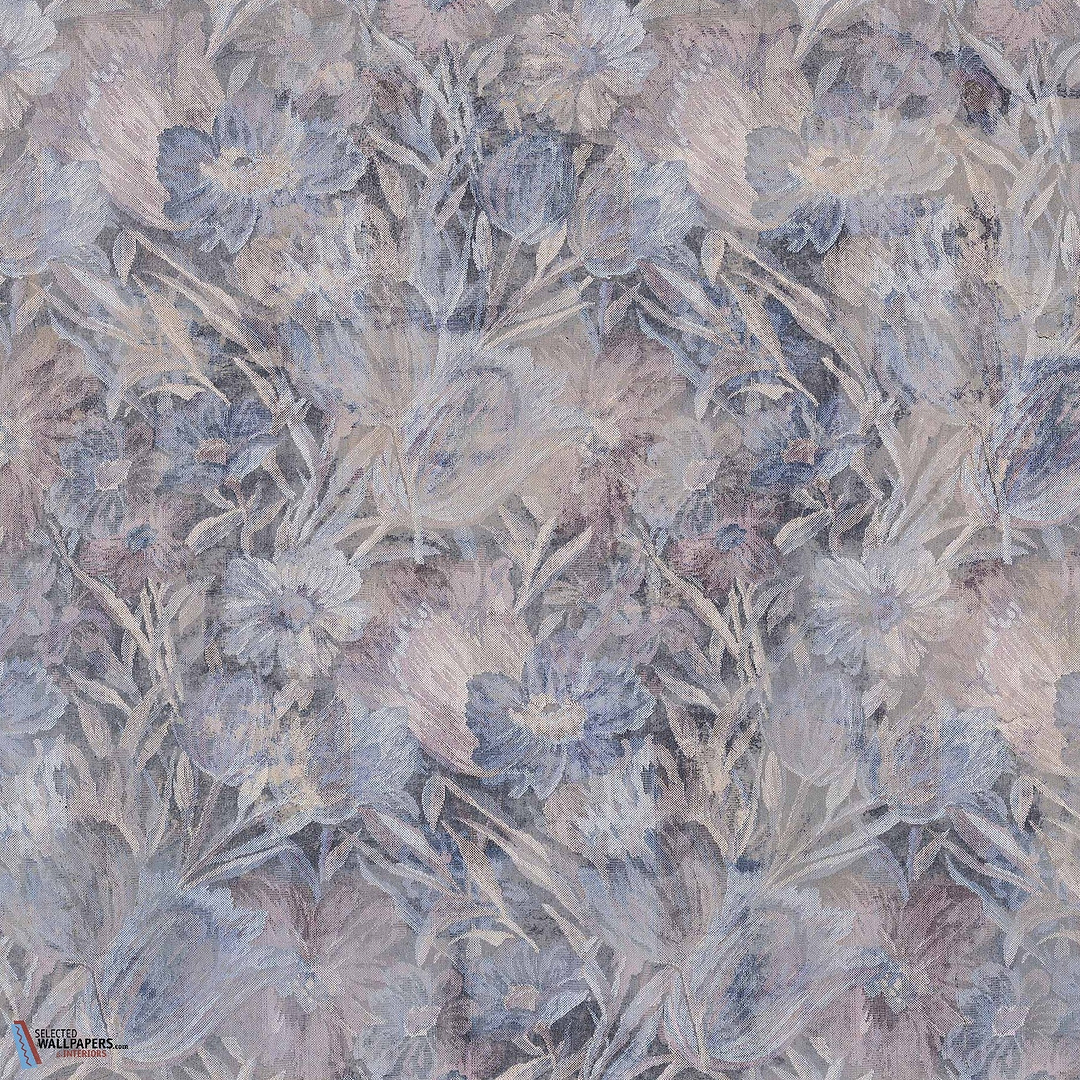 Weft Garden-Tecnografica-wallpaper-behang-Tapete-wallpaper-Sand Violet-Fabric Vinyl-Selected Wallpapers