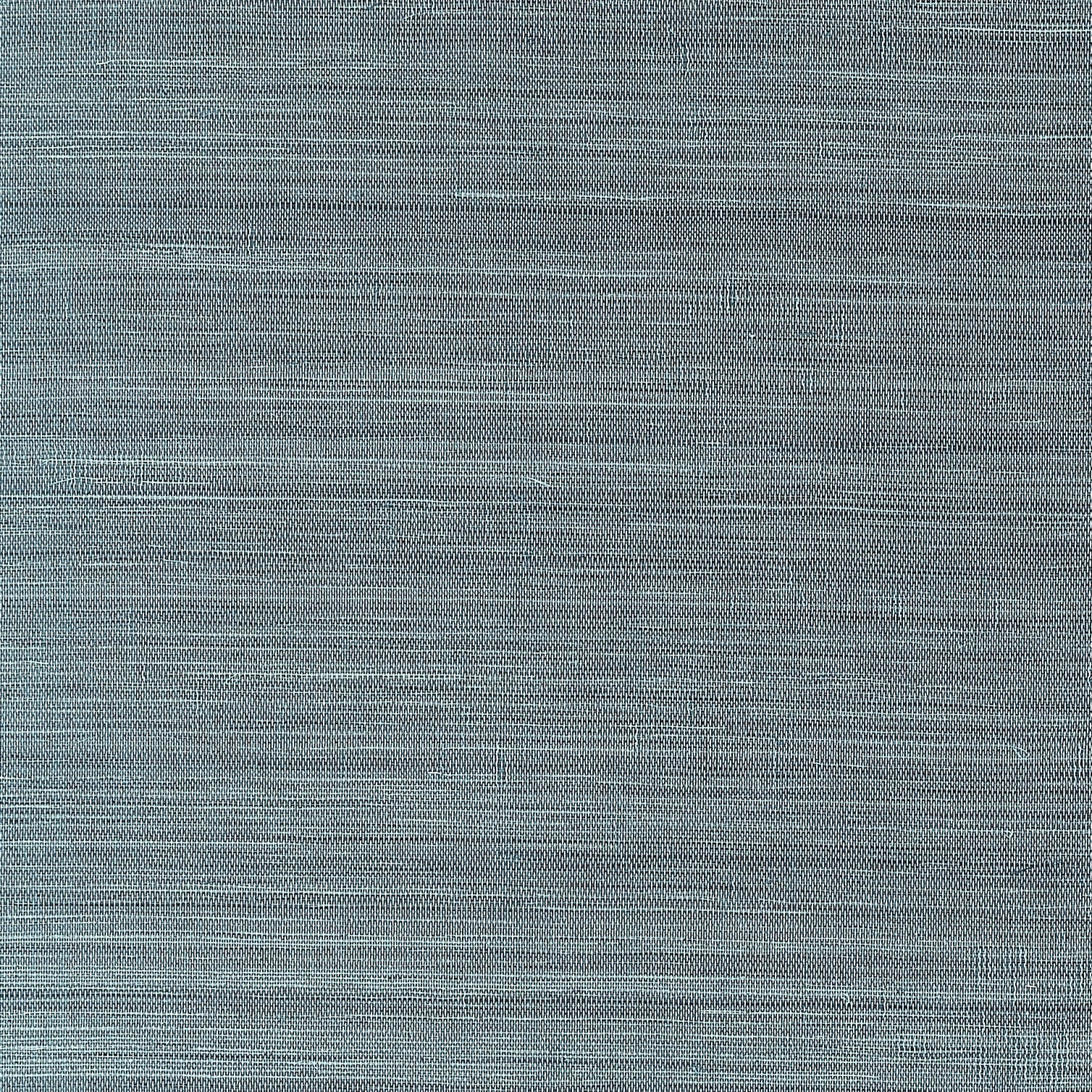 Windward Sisal-Thibaut-Dusty Teal-Rol-Selected-Wallpapers-Interiors
