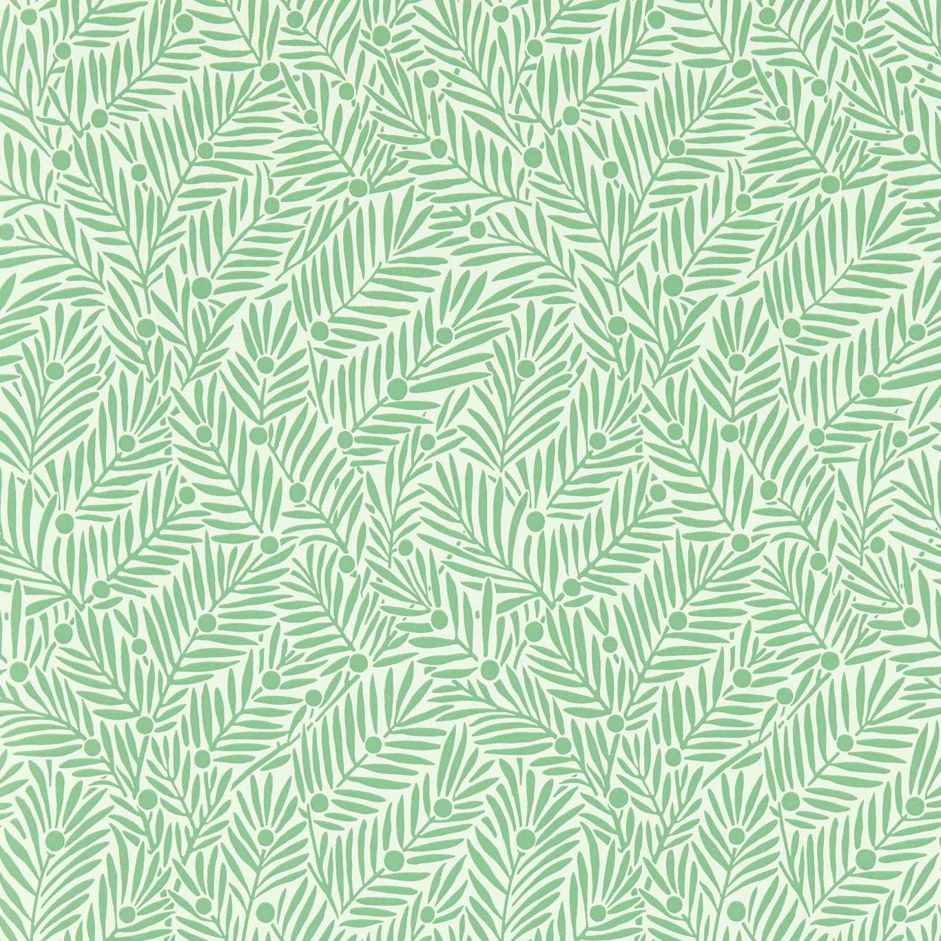 Yew & Aril-behang-tapete-wallpaper-Morris & Co-Spearmint-Rol-Selected-Wallpapers-Interiors