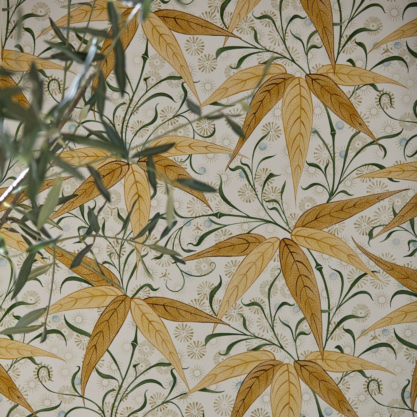 Bamboo behang-Behang-Morris & Co-Selected Wallpapers &amp; Interiors