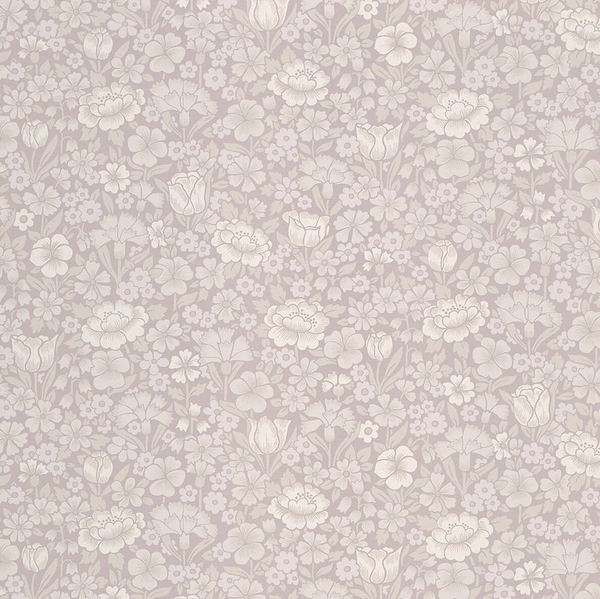 Spring Flowers behang-behang-Little Greene-French Grey-Rol-Selected Wallpapers &amp; Interiors