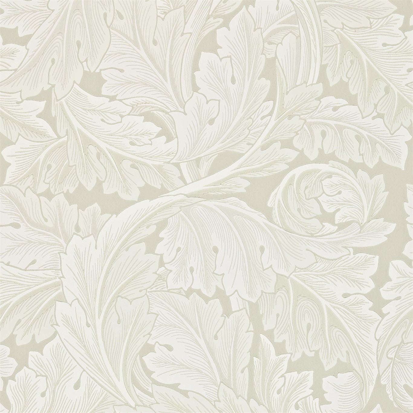 Acanthus-behang-Tapete-Morris & Co-Chalk-Rol-212554-Selected Wallpapers