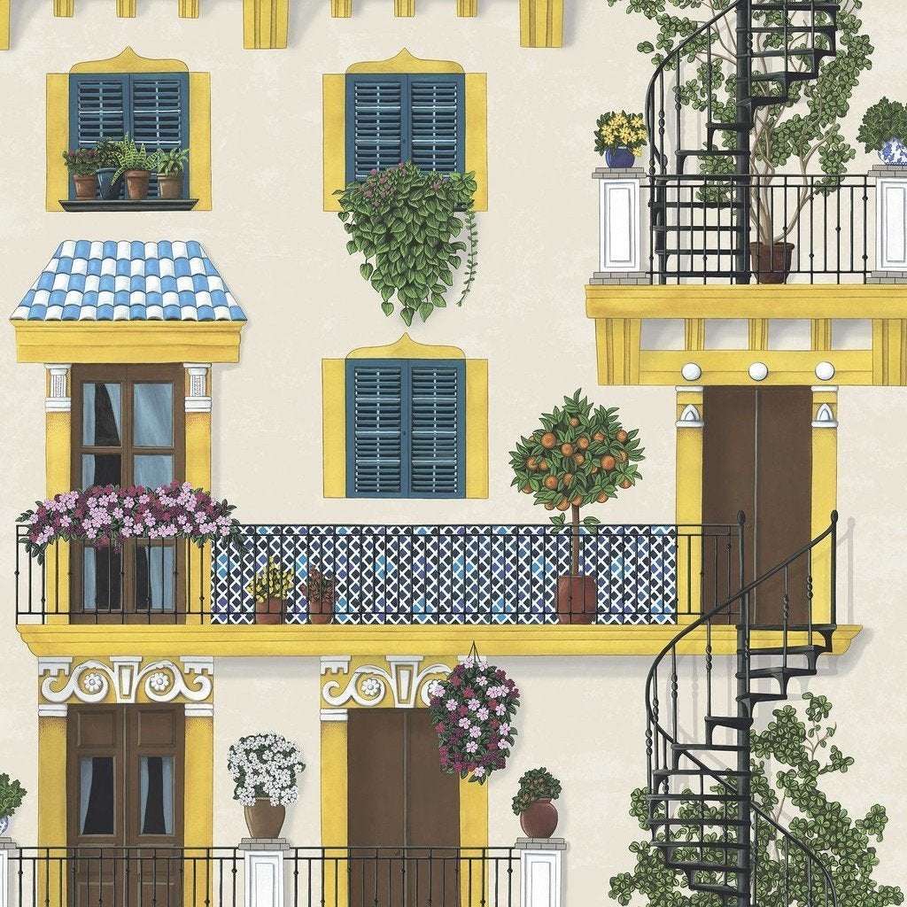 Alfaro-behang-Tapete-Cole & Son-Parchment-Rol-117/4010-Selected Wallpapers