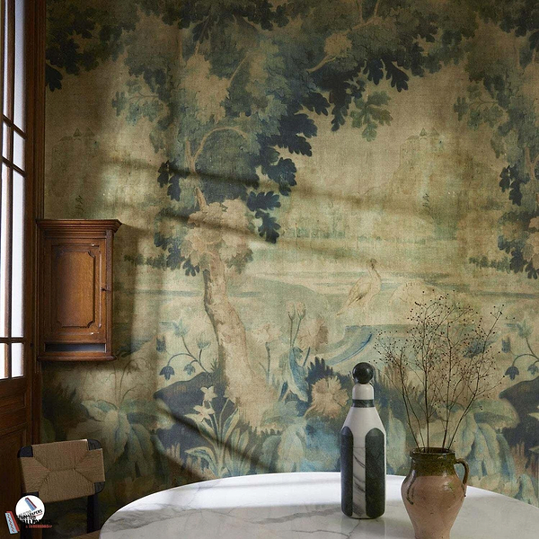 Au bord du Lac-Behang-Tapete-Pierre Frey-Selected Wallpapers