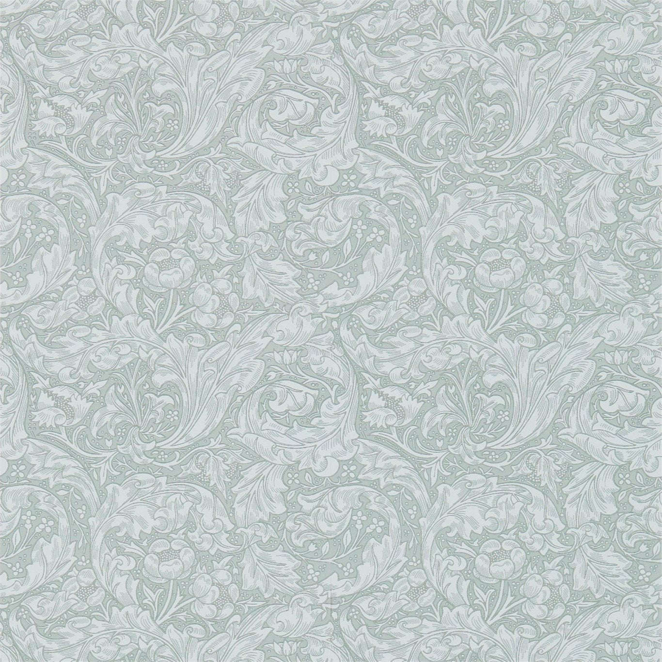 Bachelors Button-behang-Tapete-Morris & Co-Silver-Rol-214735-Selected Wallpapers
