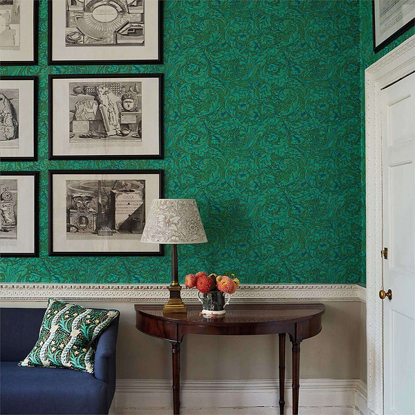 Bachelors Button-behang-Tapete-Morris & Co-Selected Wallpapers
