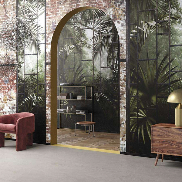 Behind the Wall-behang-Tapete-Inkiostro Bianco-Selected Wallpapers