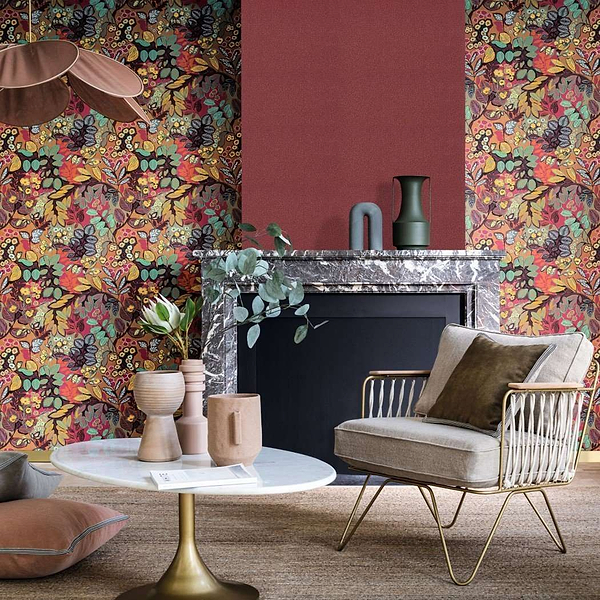 Belle de Nuit-behang-Tapete-Casamance-Selected Wallpapers