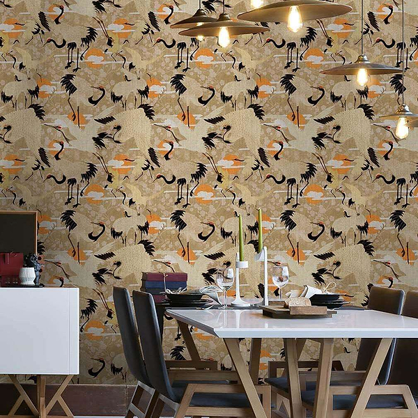 Birds of Happiness-behang-Tapete-Mind the Gap-Selected Wallpapers