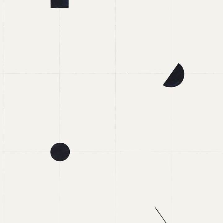 Bobby Clark - Shape Study-Behang-Tapete-Coordonne-Deep Navy-Rol-8000011N-Selected Wallpapers