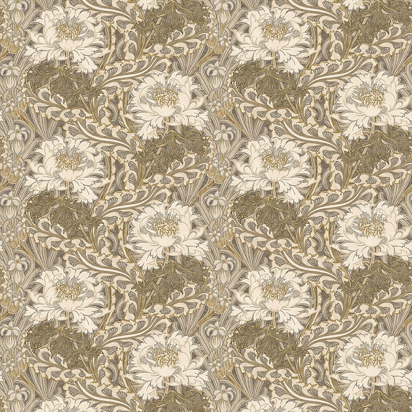 Brantwood-Behang-Tapete-GP&J Baker-Woodsmoke-Rol-BW45105.4-Selected Wallpapers