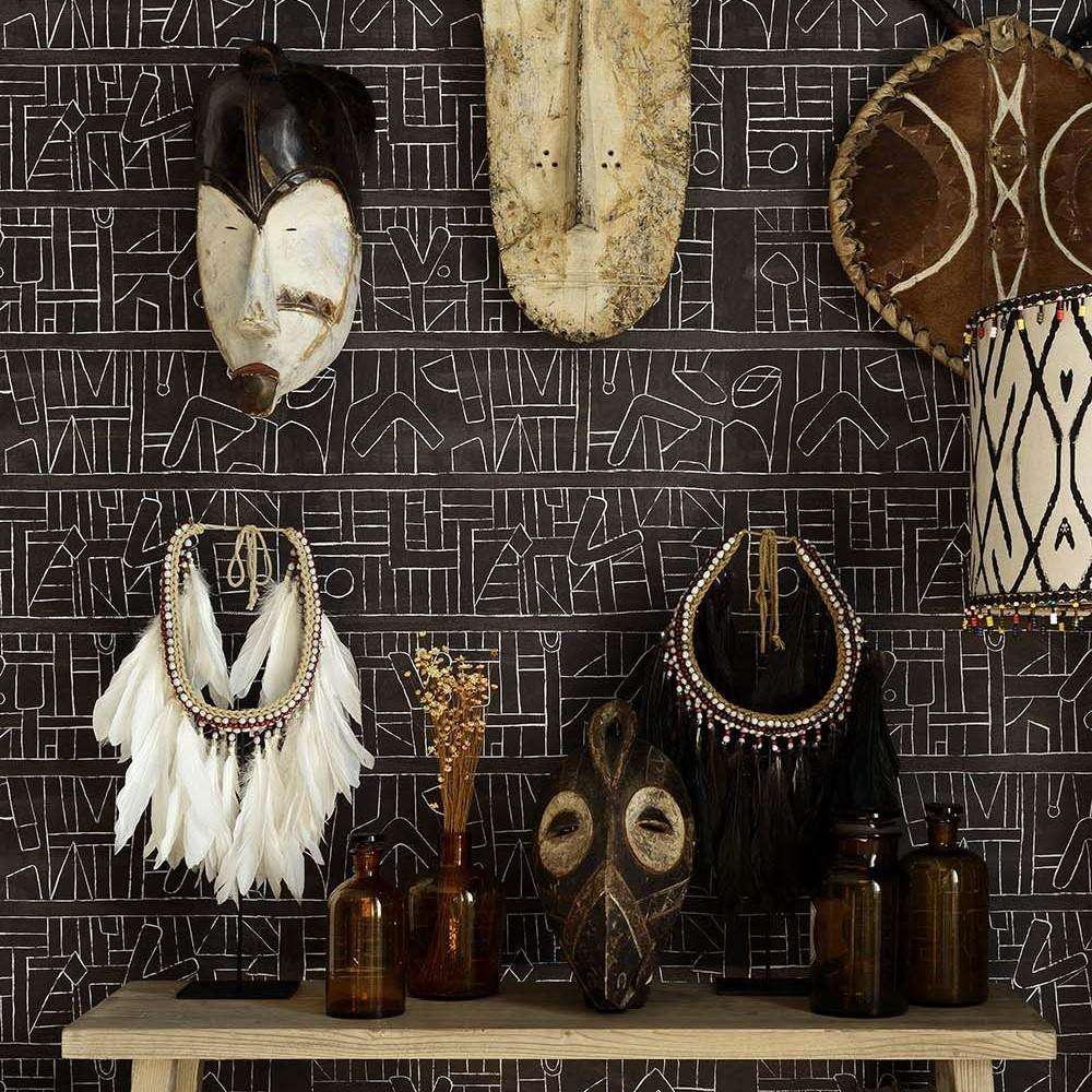 Bushoong Kuba-behang-Tapete-Mind the Gap-Selected Wallpapers
