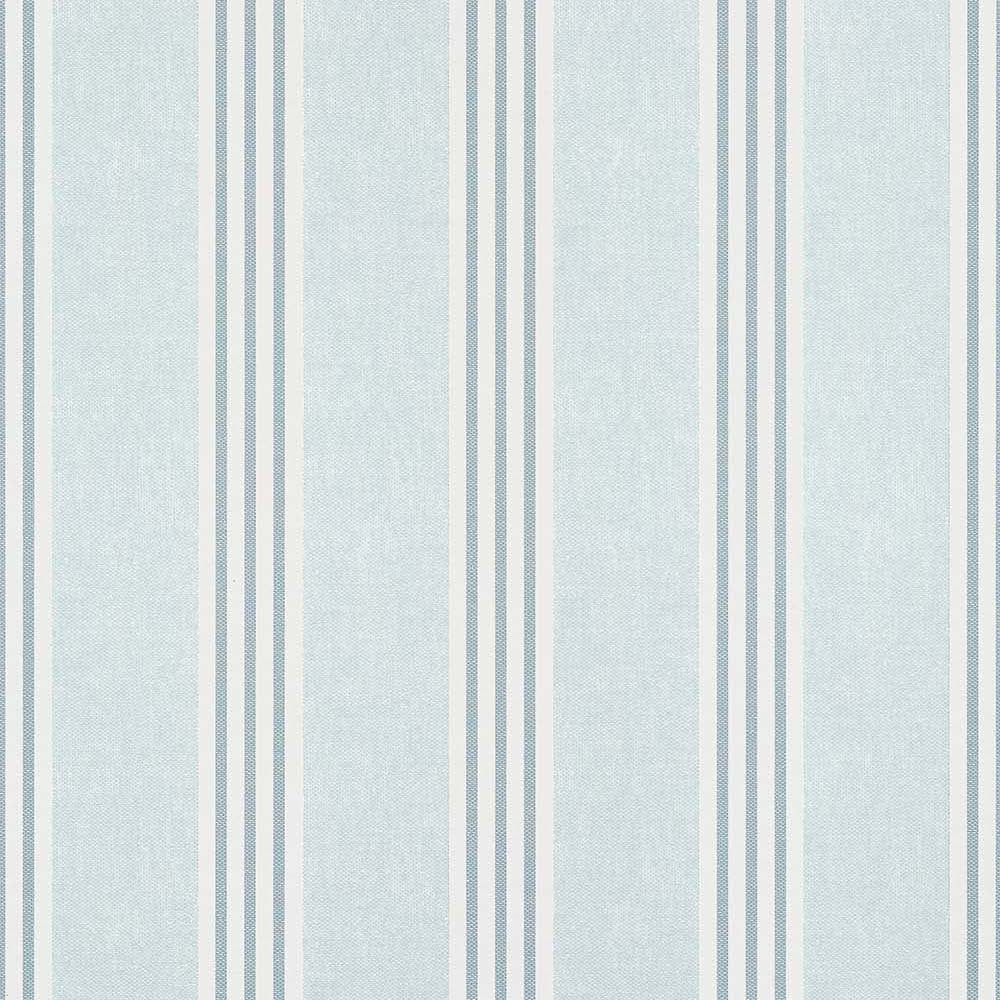 Canvas Stripe-Behang-Tapete-Thibaut-Spa Blue-Rol-T13359-Selected Wallpapers