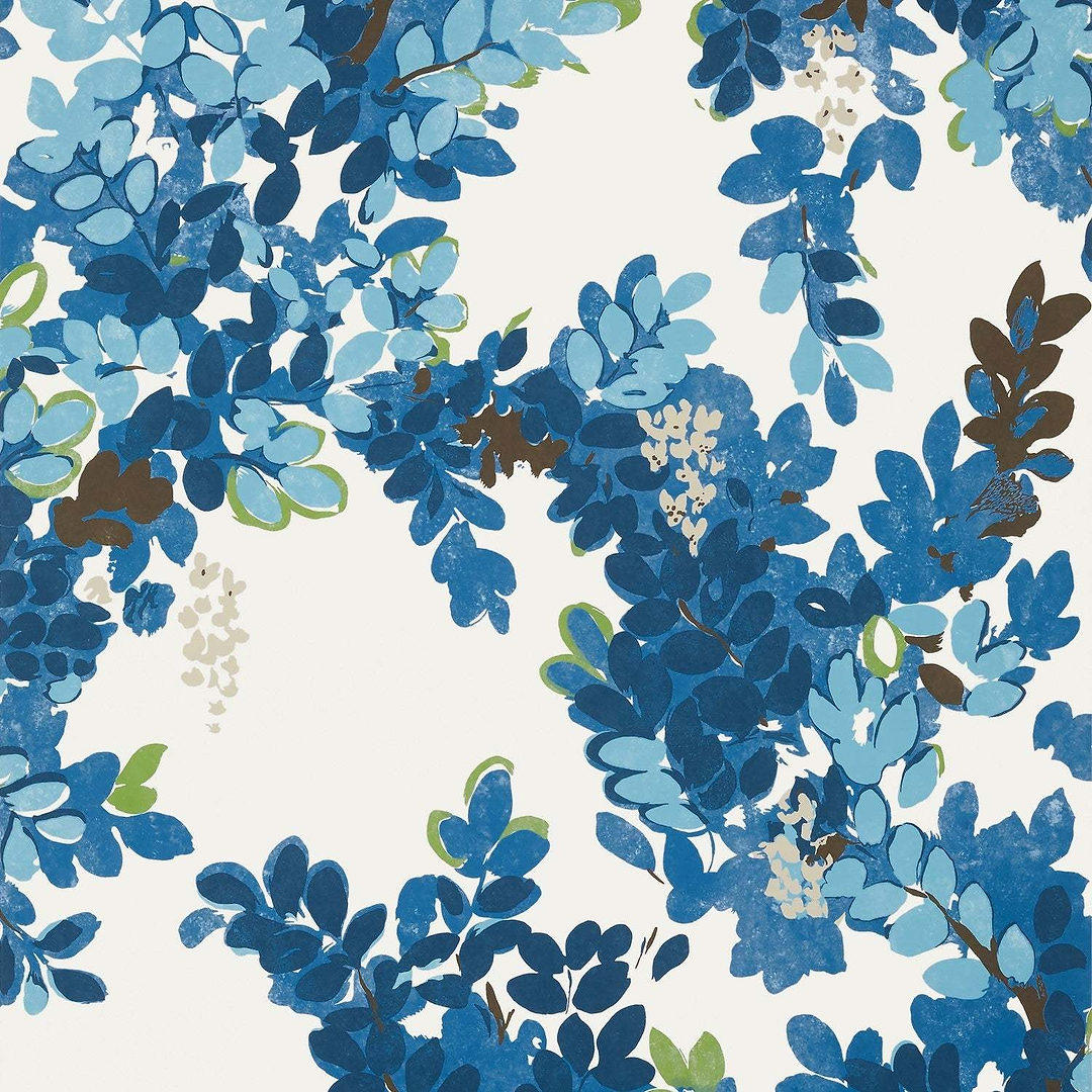 Central Park-Behang-Tapete-Thibaut-Blue and Green-Rol-T14330-Selected Wallpapers