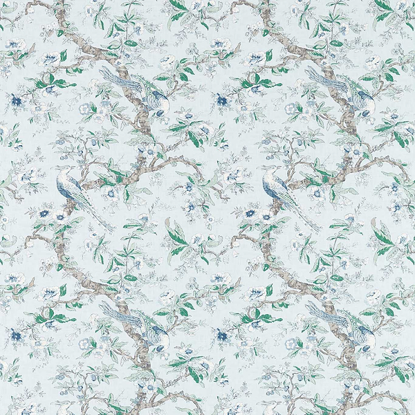 Chintz-Behang-Tapete-Zoffany-Blue Stone-Meter (M1)-313014-Selected Wallpapers