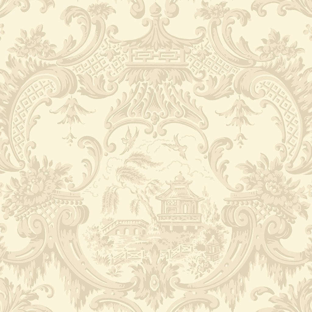 Chippendale China-Behang-Tapete-Cole & Son-Cream-Rol-100/3011-Selected Wallpapers