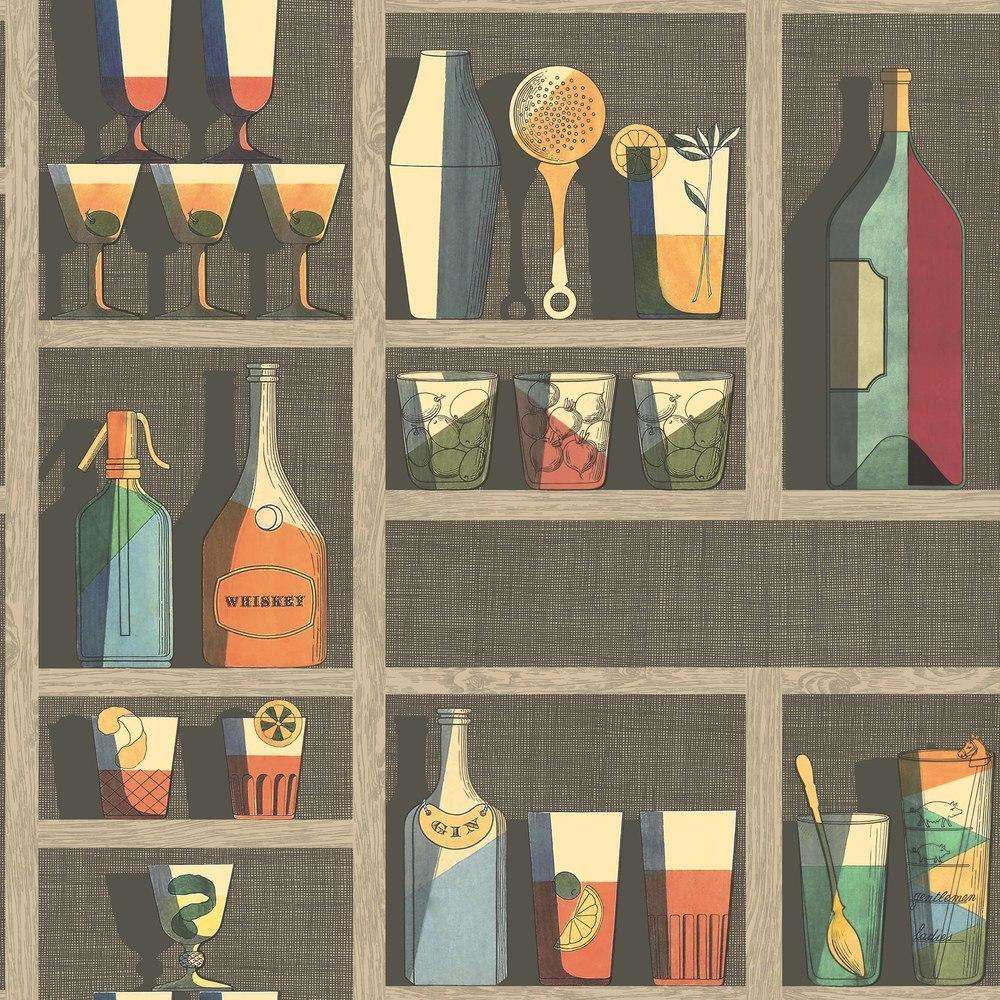 Cocktails-behang-Tapete-Cole & Son-Multicolor-Rol-114/23043-Selected Wallpapers