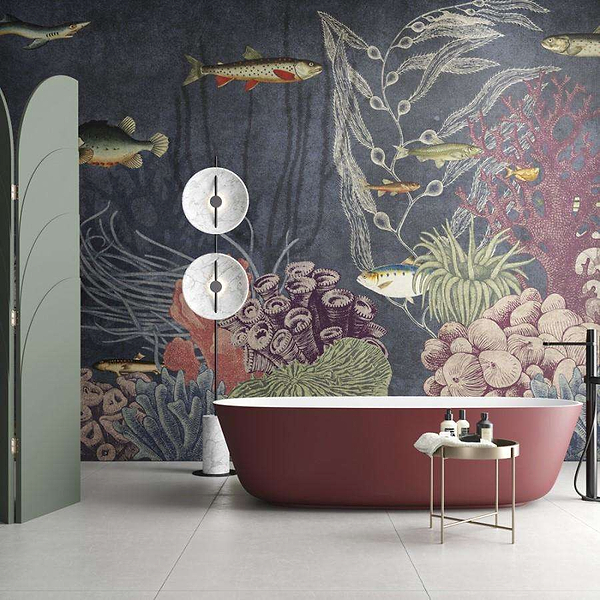 Contro Corrente-behang-Tapete-Inkiostro Bianco-Selected Wallpapers