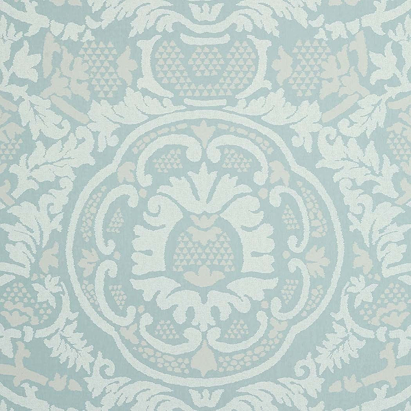Earl Damask-Behang-Tapete-Thibaut-Robin's Egg-Rol-T10839-Selected Wallpapers