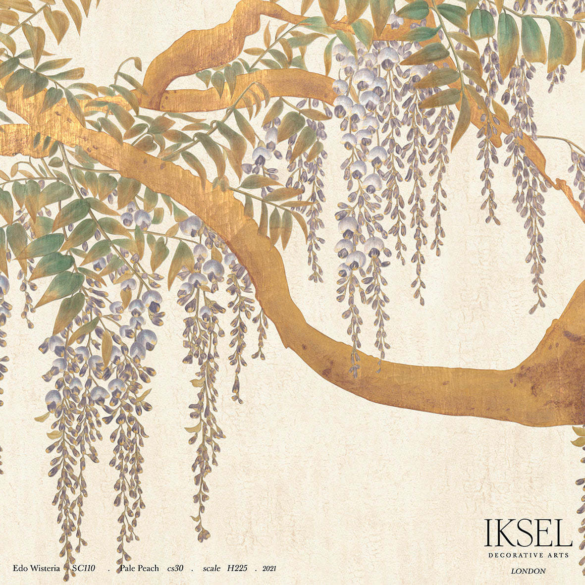 Edo Wisteria behang