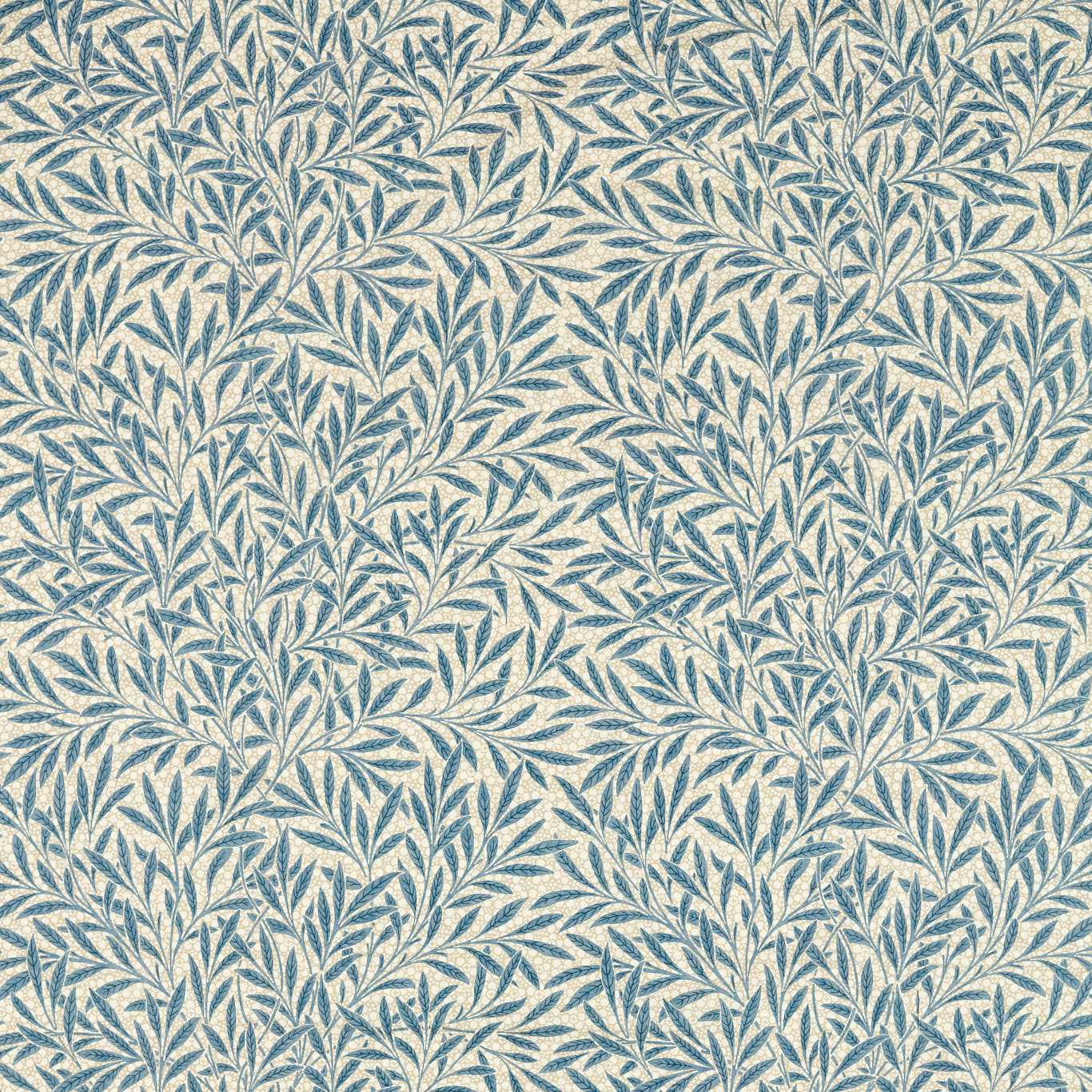 Emery's Willow stof-Fabric-Tapete-Morris & Co-Woad Blue-Meter (M1)-227019-Selected Wallpapers
