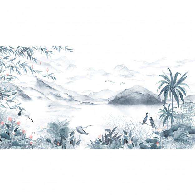 Enchanted Lake-behang-Tapete-Les Dominotiers-Selected Wallpapers