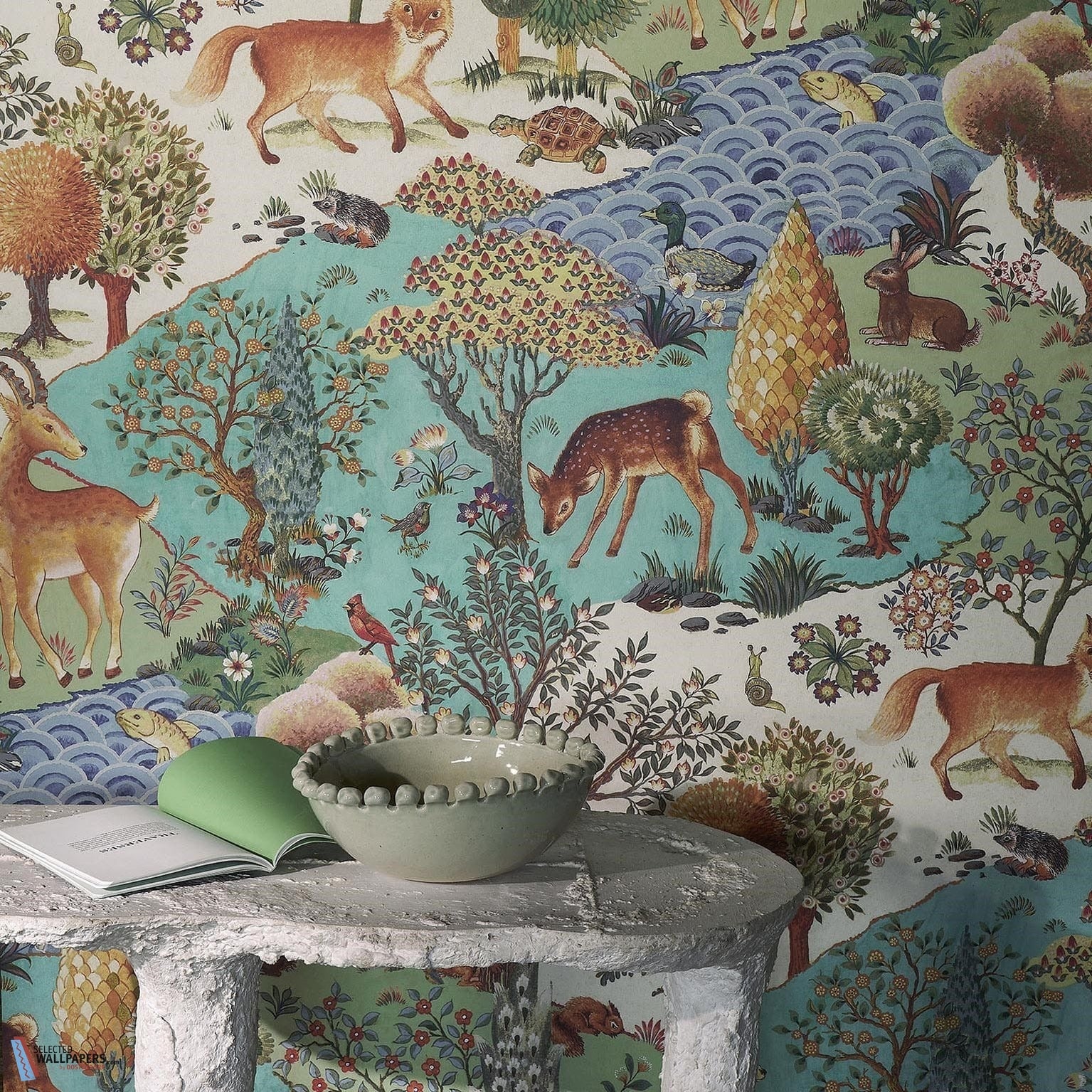 Foret d'Eden-Behang-Tapete-Pierre Frey-Selected Wallpapers