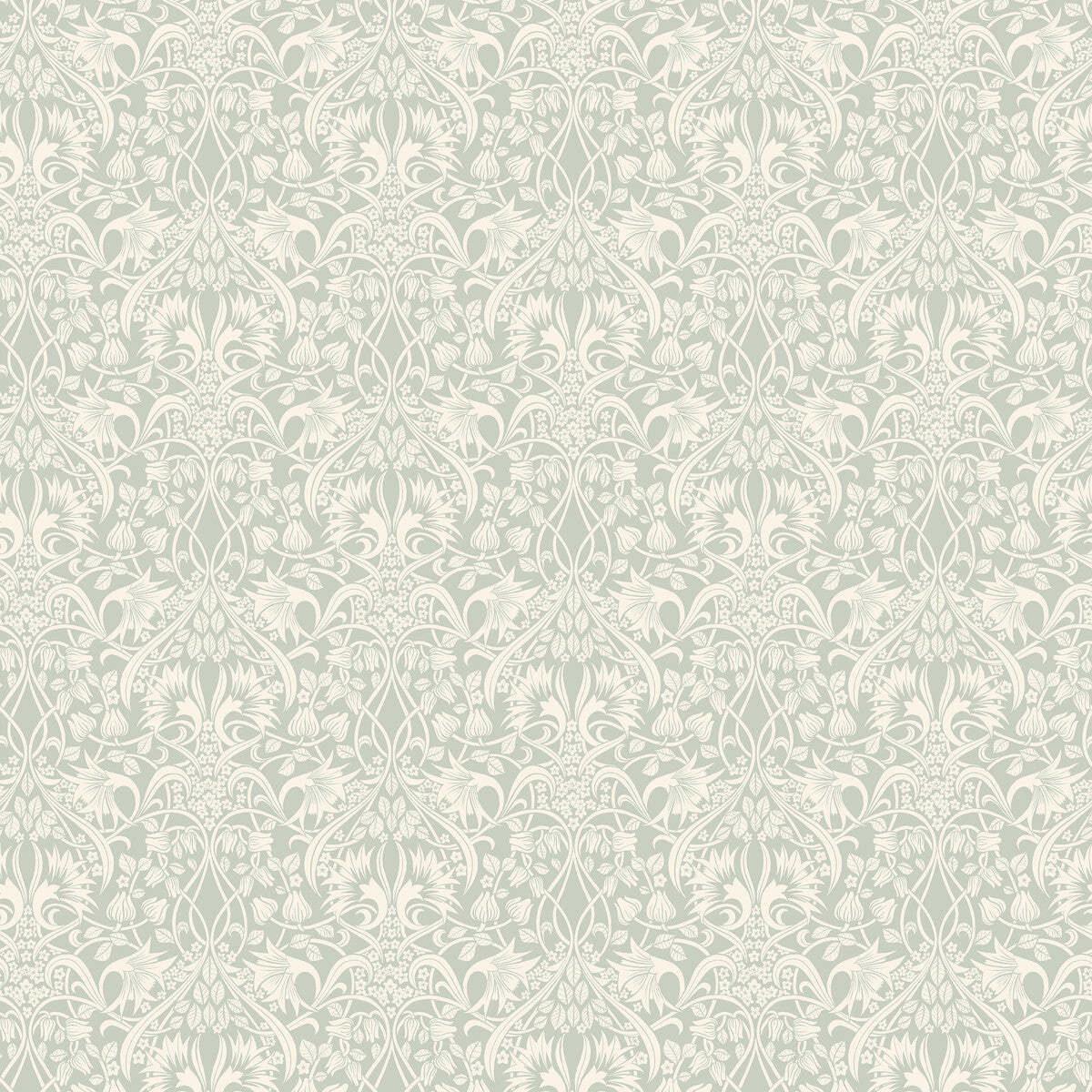 Fritillerie-Behang-Tapete-GP&J Baker-Aqua-Rol-BW45102.3-Selected Wallpapers