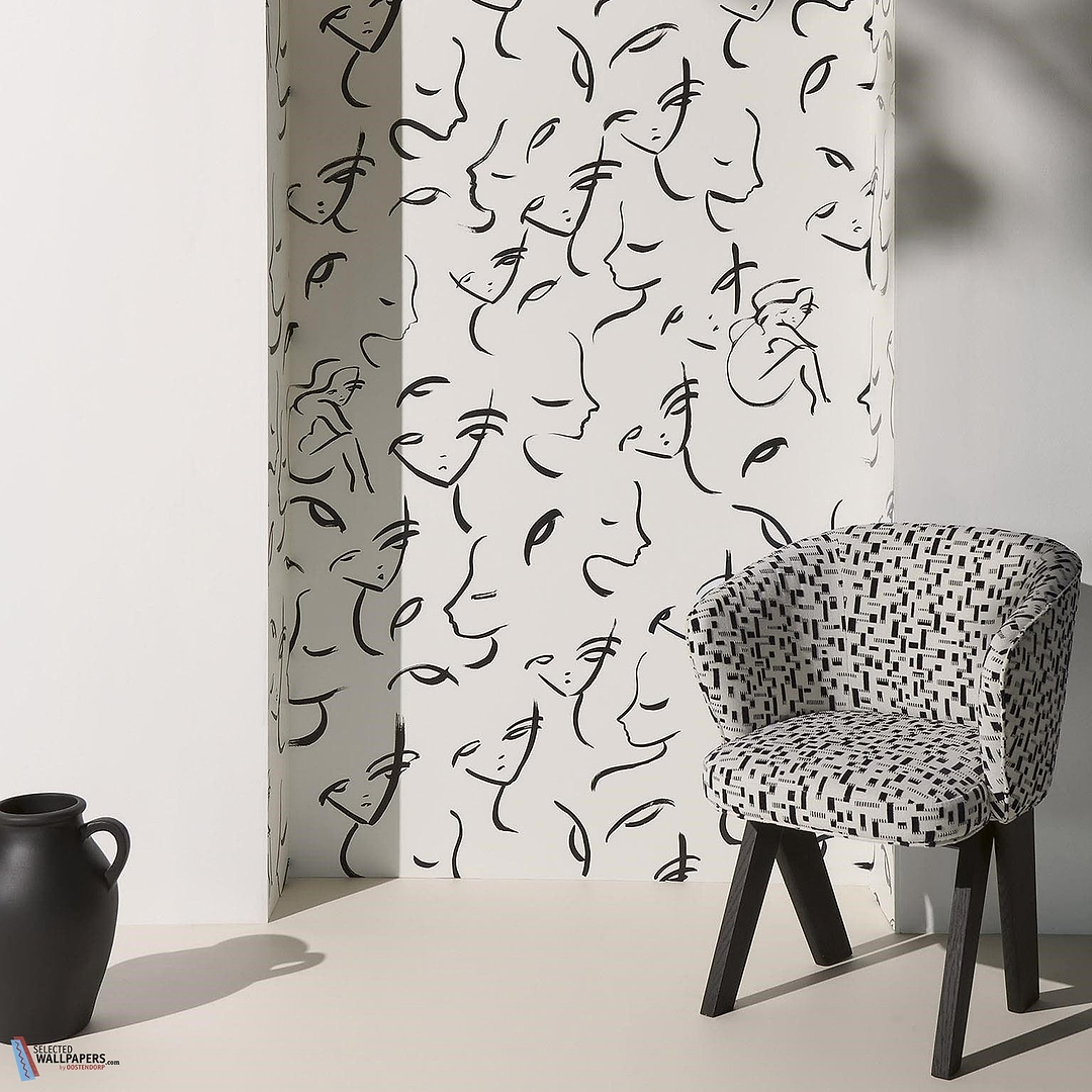 Gabrielle-Behang-Tapete-Pierre Frey-Noir-Meter (M1)-FP956001-Selected Wallpapers