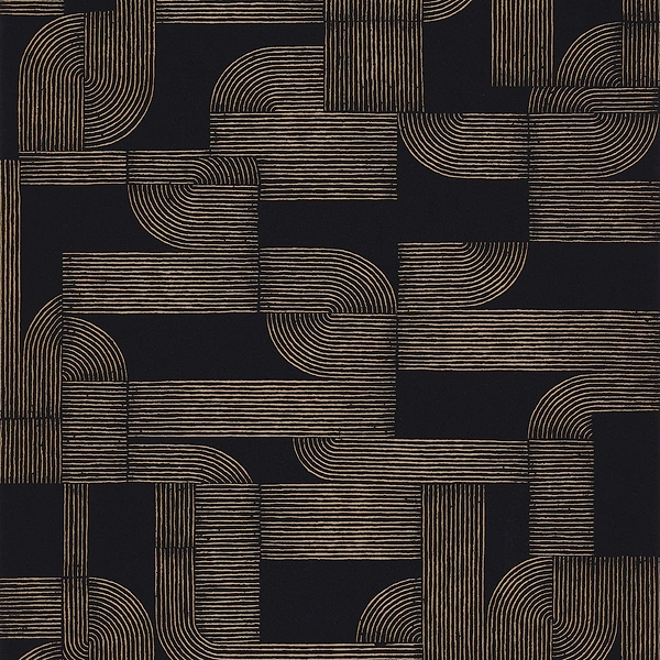 Hector-Behang-Tapete-Casamance-Noir-Rol-75701936-Selected Wallpapers