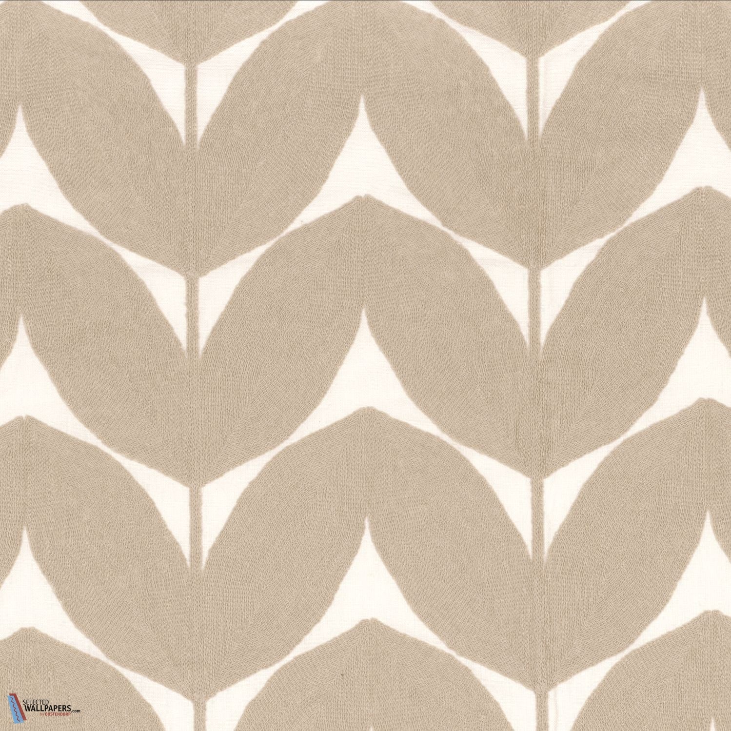 Herbes Folles stof-Fabric-Tapete-Casamance-Beige-Meter (M1)-41330238-Selected Wallpapers