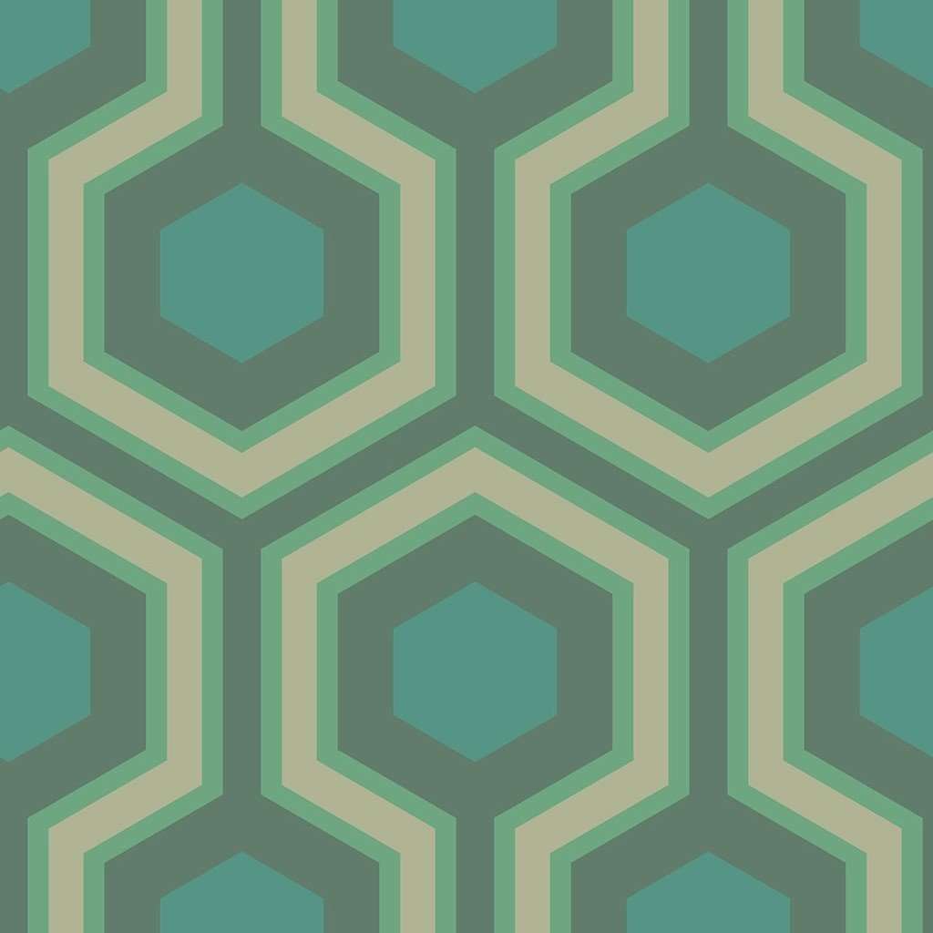Hicks' Grand-behang-Tapete-Cole & Son-Teal-Rol-95/6034-Selected Wallpapers