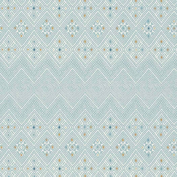 High Plains-Behang-Tapete-Thibaut-Spa Blue-Rol-T13229-Selected Wallpapers