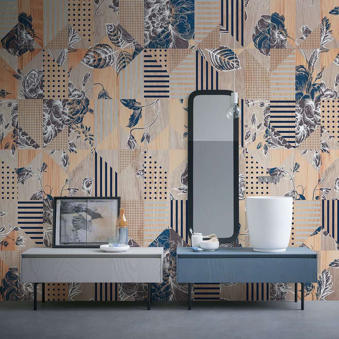 Innesto-behang-Tapete-Inkiostro Bianco-Selected Wallpapers