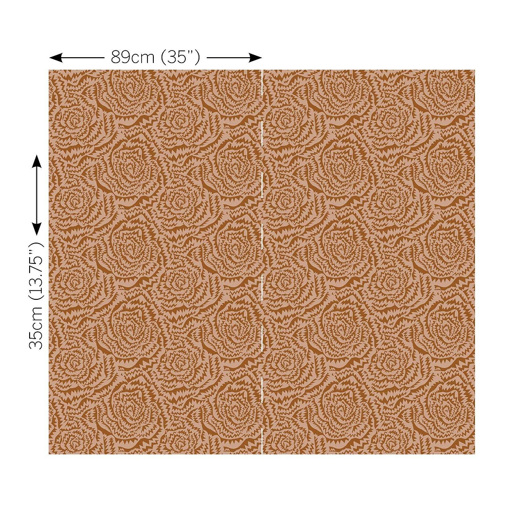Jagged Roses-Behang-Tapete-Kirkby Design-Selected Wallpapers