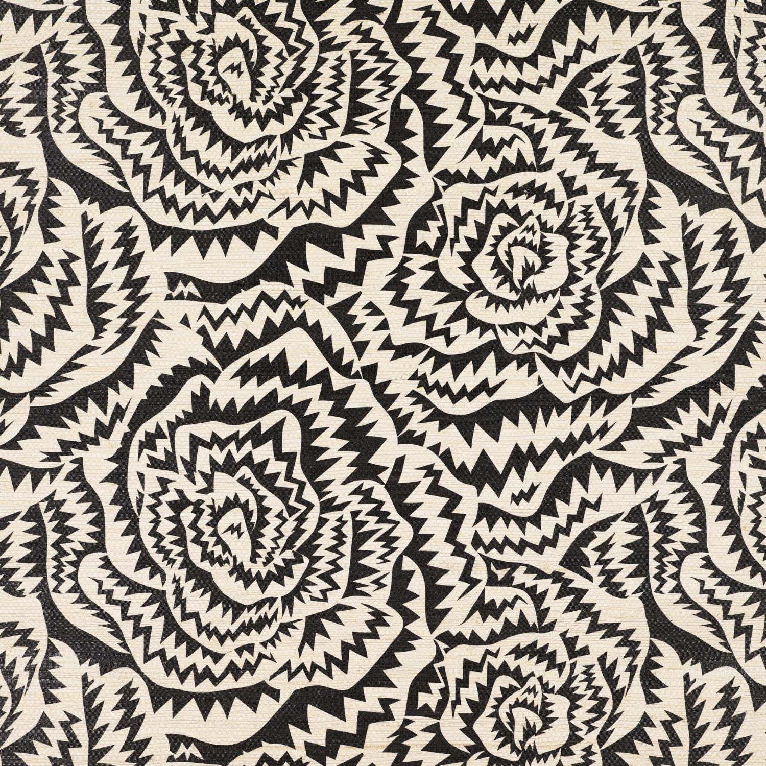 Jagged Roses-Behang-Tapete-Kirkby Design-Monochrome-Rol-WK821/01-Selected Wallpapers