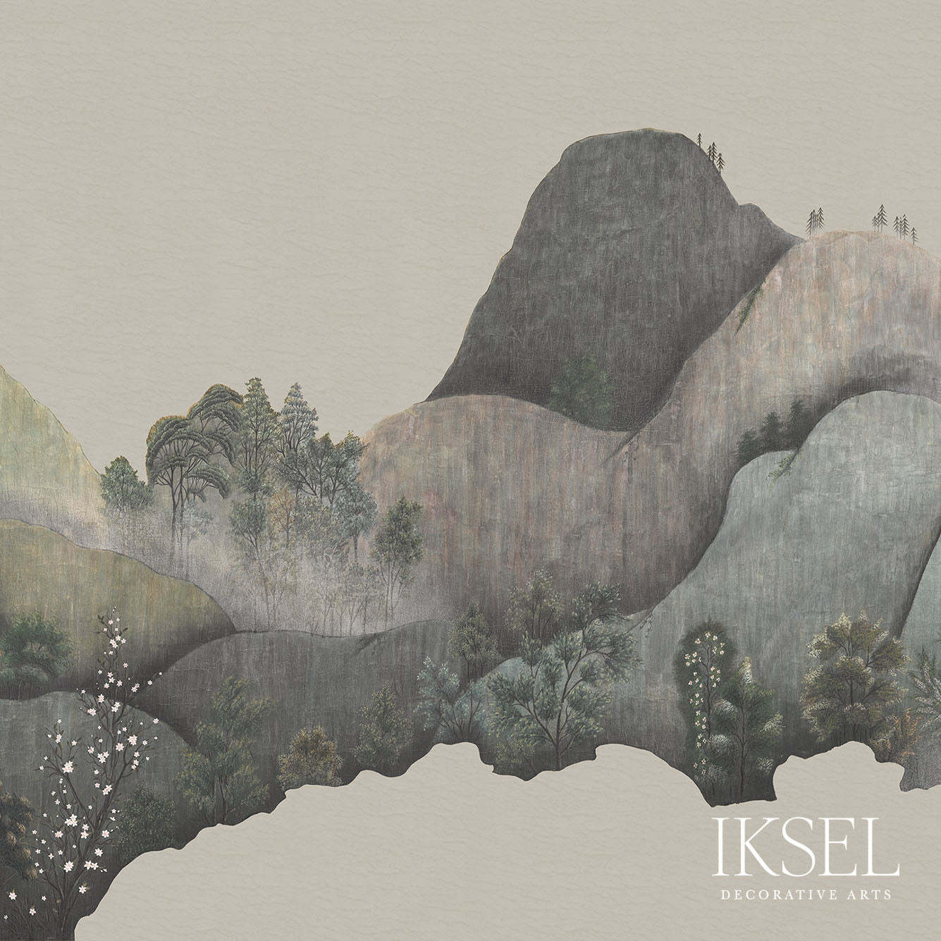 Japanese Mountains behang