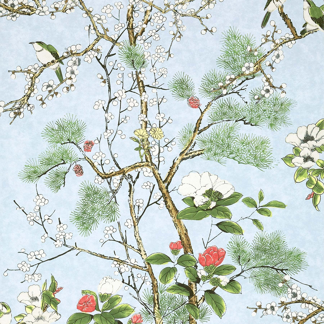 Katsura-Behang-Tapete-Thibaut-Spa Blue-Rol-T13620-Selected Wallpapers