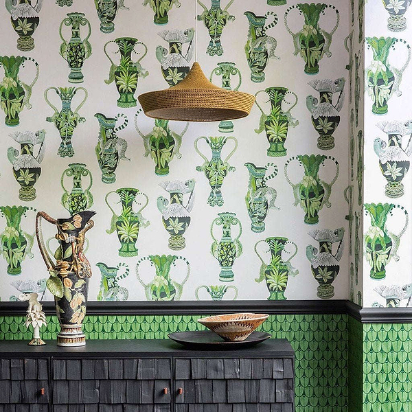 Khulu Vases-Behang-Tapete-Cole & Son-Selected Wallpapers